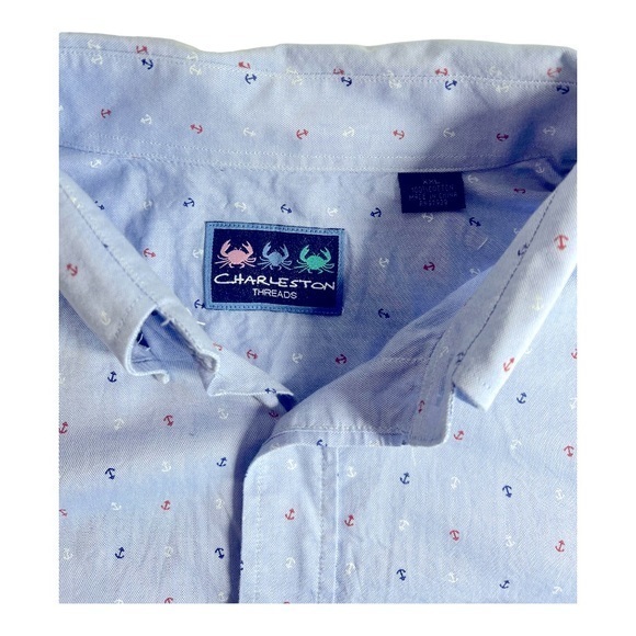 Charleston Threads Nautical Mens Long Sleeve - Picture 2 of 4